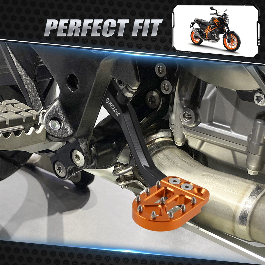 Rear Foot Brake Pedal Lever with Plate For Husqvarna Norden 901 2022-2025