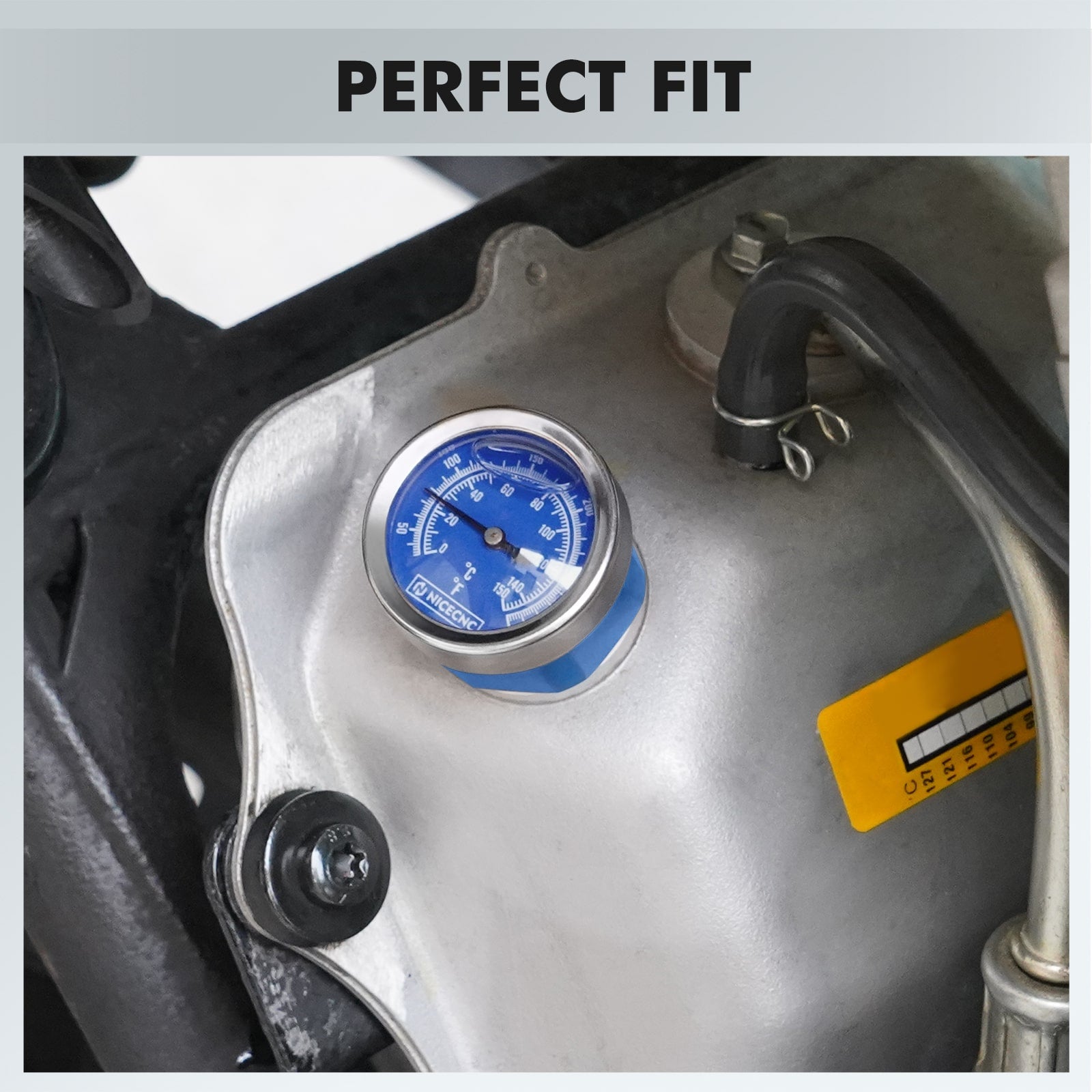 Engine Oil Dipstick w/Temperature Gauge For Yamaha Raptor 700 R 660R YFZ450
