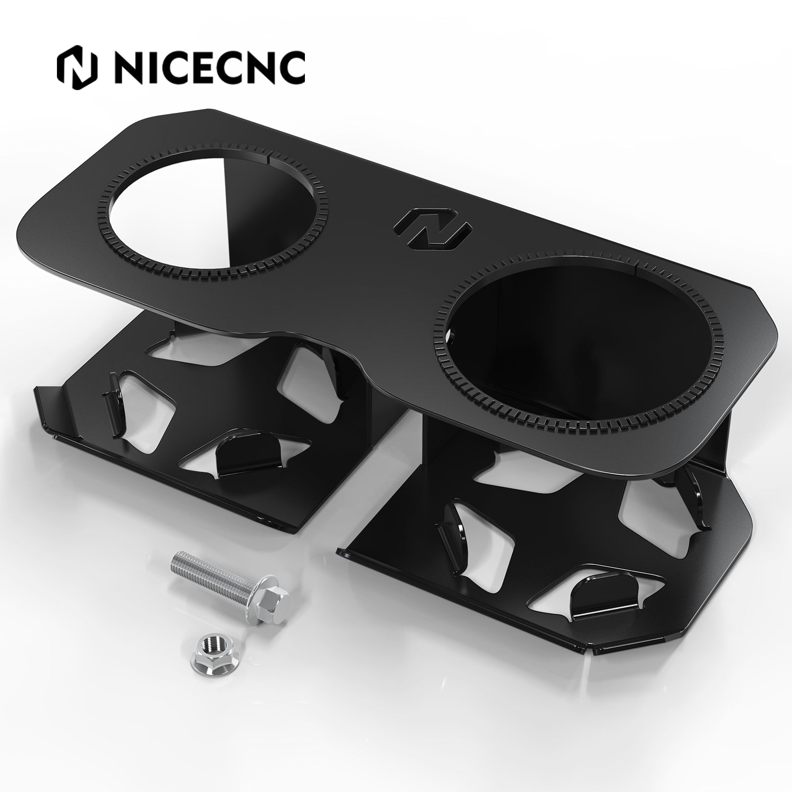 Dual Grab Bar Drink Cup Holder For Polaris RZR XP 1000 Turbo 900 800 570