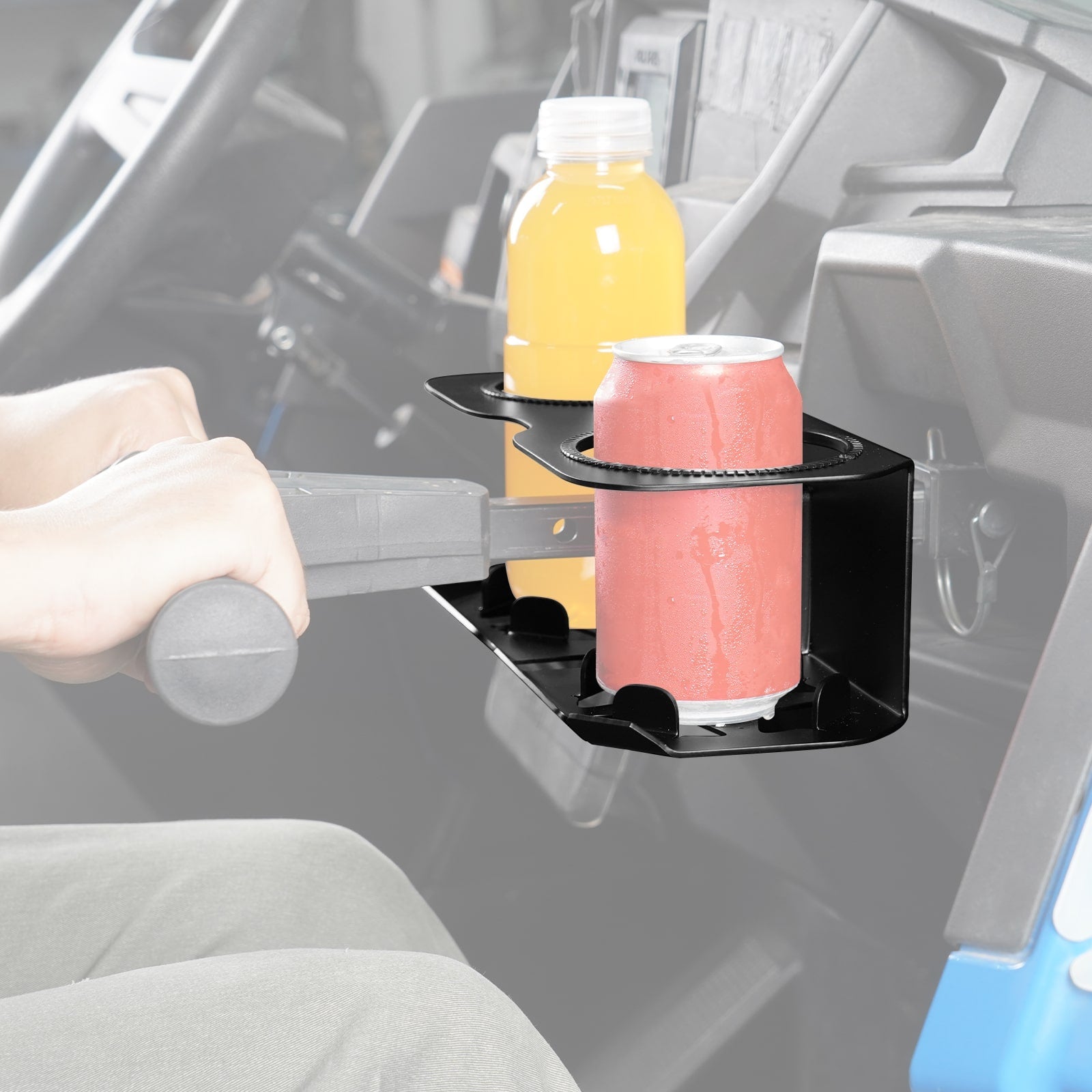 Dual Grab Bar Drink Cup Holder For Polaris RZR XP 1000 Turbo 900 800 570