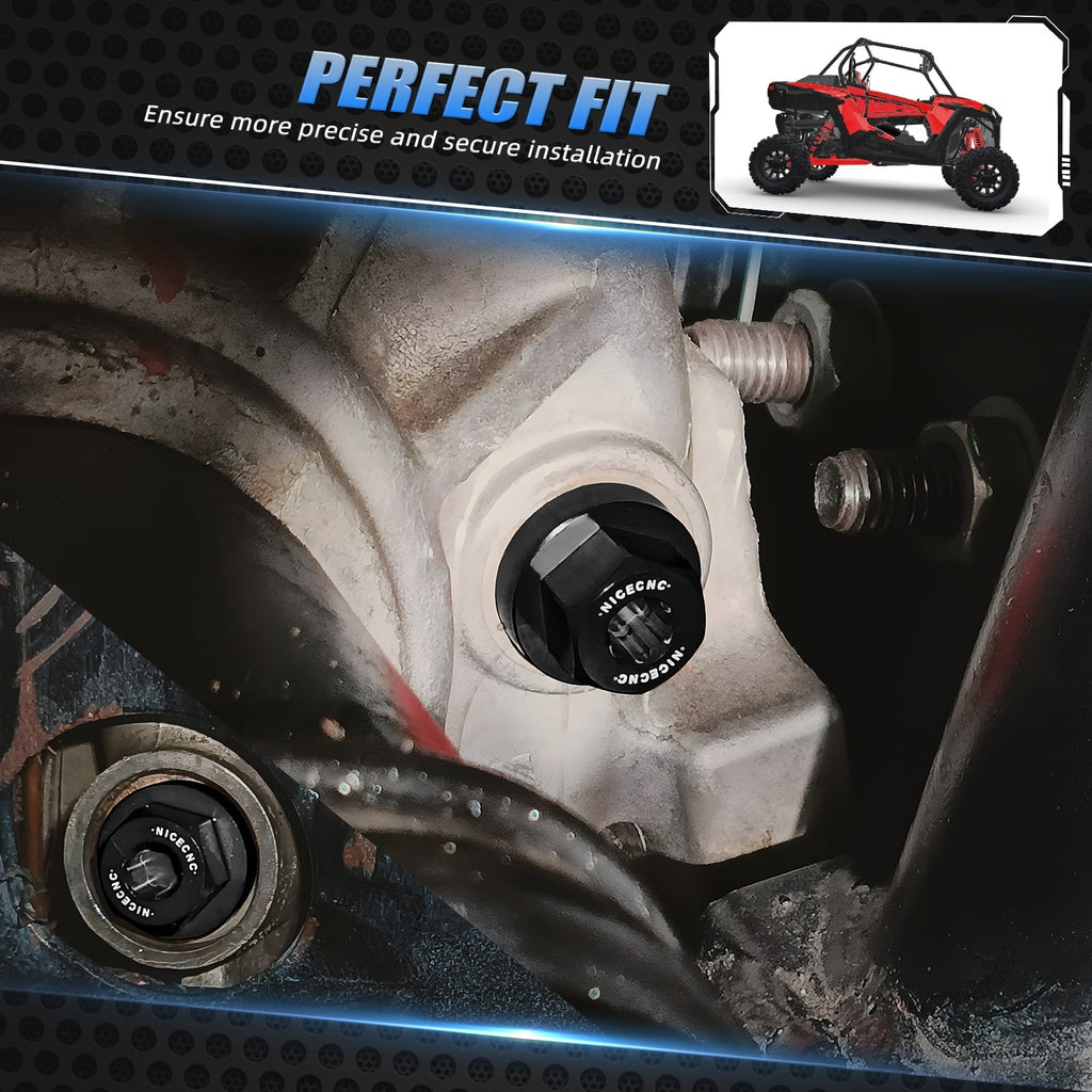 Front Differential Fill Drain Plug Kit For Polaris RZR XP 4 Turbo General 1000