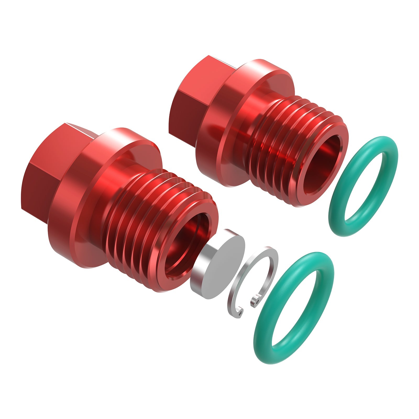 Front Differential Fill Drain Plug Kit For Polaris RZR XP 4 Turbo General 1000