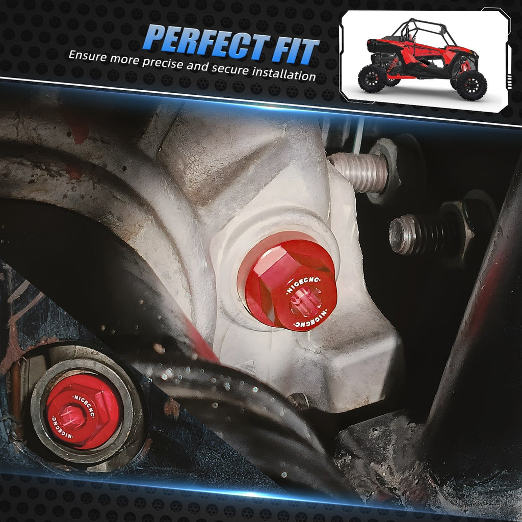 Front Differential Fill Drain Plug Kit For Polaris RZR XP 4 Turbo General 1000