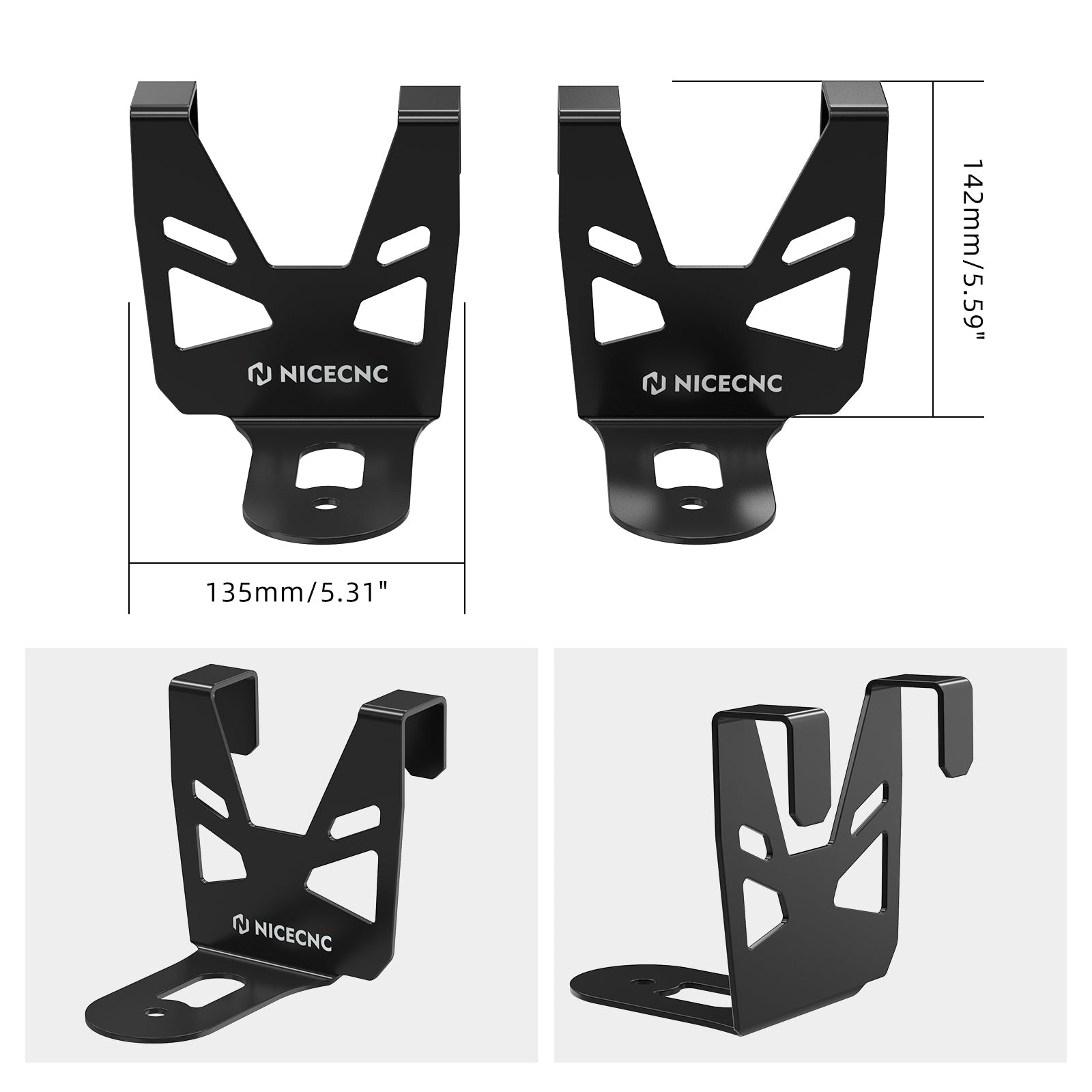 UTV Cooler Mount Brackets w/Tie Down Anchors For Polaris RZR XP 1000 TURBO