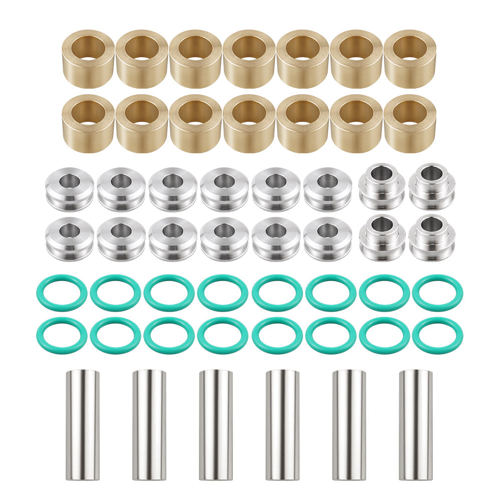 Front A-Arm Bushing Shaft Sleeves Rebuild Kit For Polaris RZR XP 4 1000 2017-2023