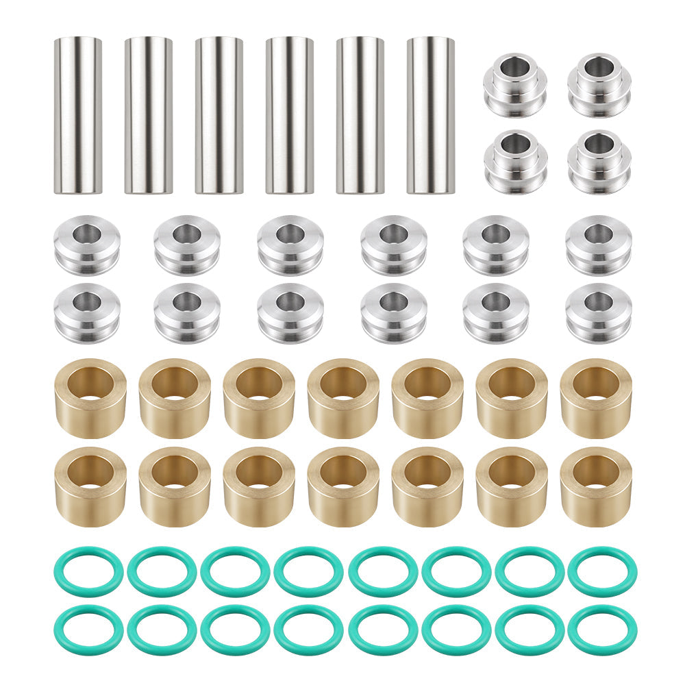 Front A-Arm Bushing Shaft Sleeves Rebuild Kit For Polaris RZR XP 4 1000 2017-2023