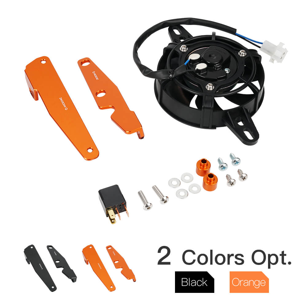 Radiator Cooling Fan Kit DC12V For KTM Husqvarna GasGas