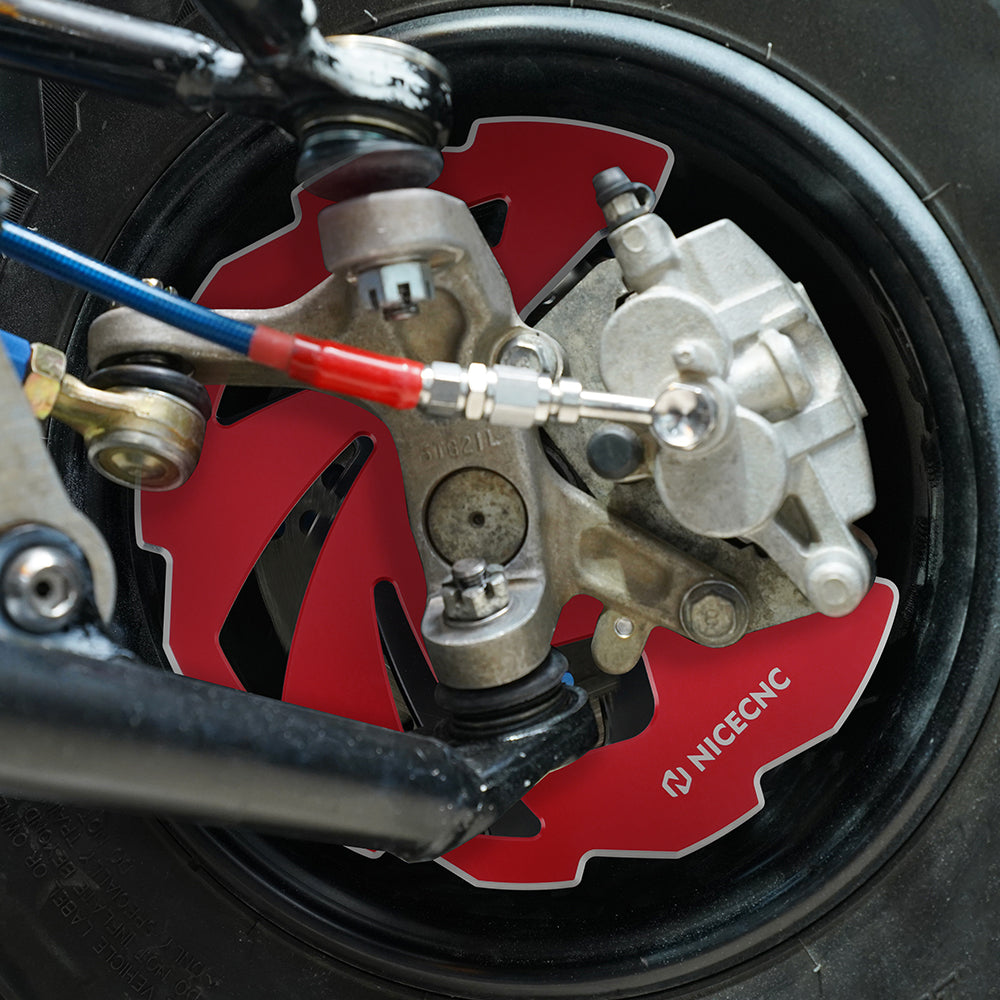 ATV Front Brake Disc Rotor Guards For Yamaha Raptor 700 700R 06-26 YFZ450R 09-24 Position 3