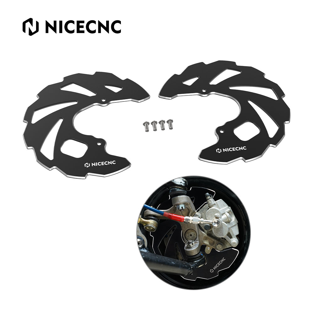 ATV Front Brake Disc Rotor Guards For Yamaha Raptor 700 700R 06-26 YFZ450R 09-24 Position 13