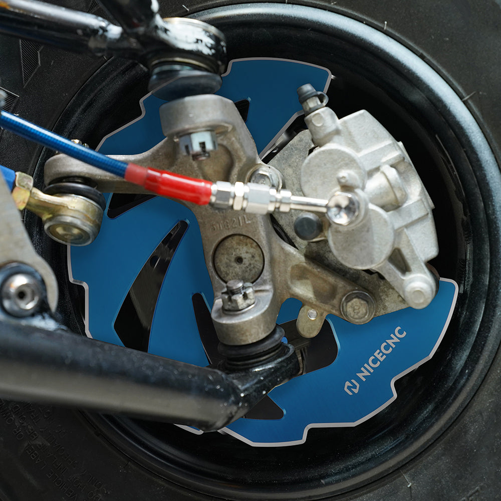 ATV Front Brake Disc Rotor Guards For Yamaha Raptor 700 700R 06-26 YFZ450R 09-24 Position 2