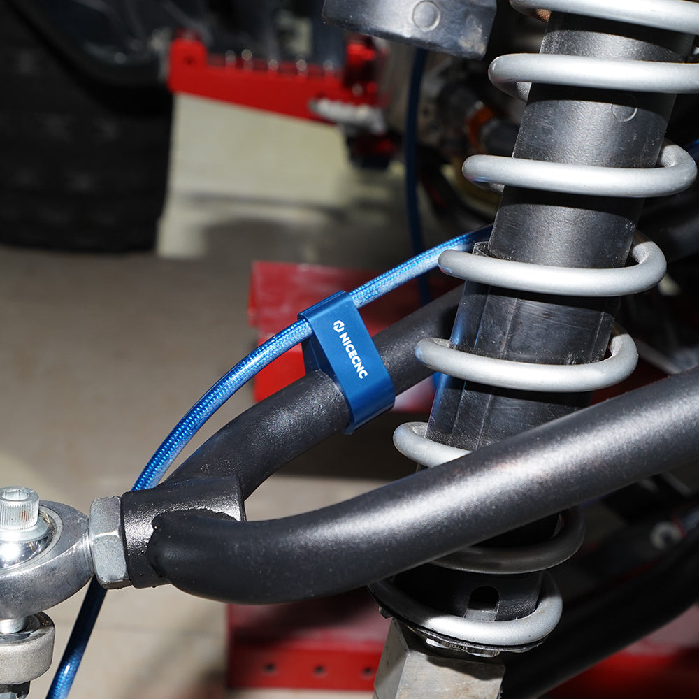 Adjustable A-Arm Brake Line Hose Clamp For Yamaha Raptor 700 660 YFZ450R Position 2