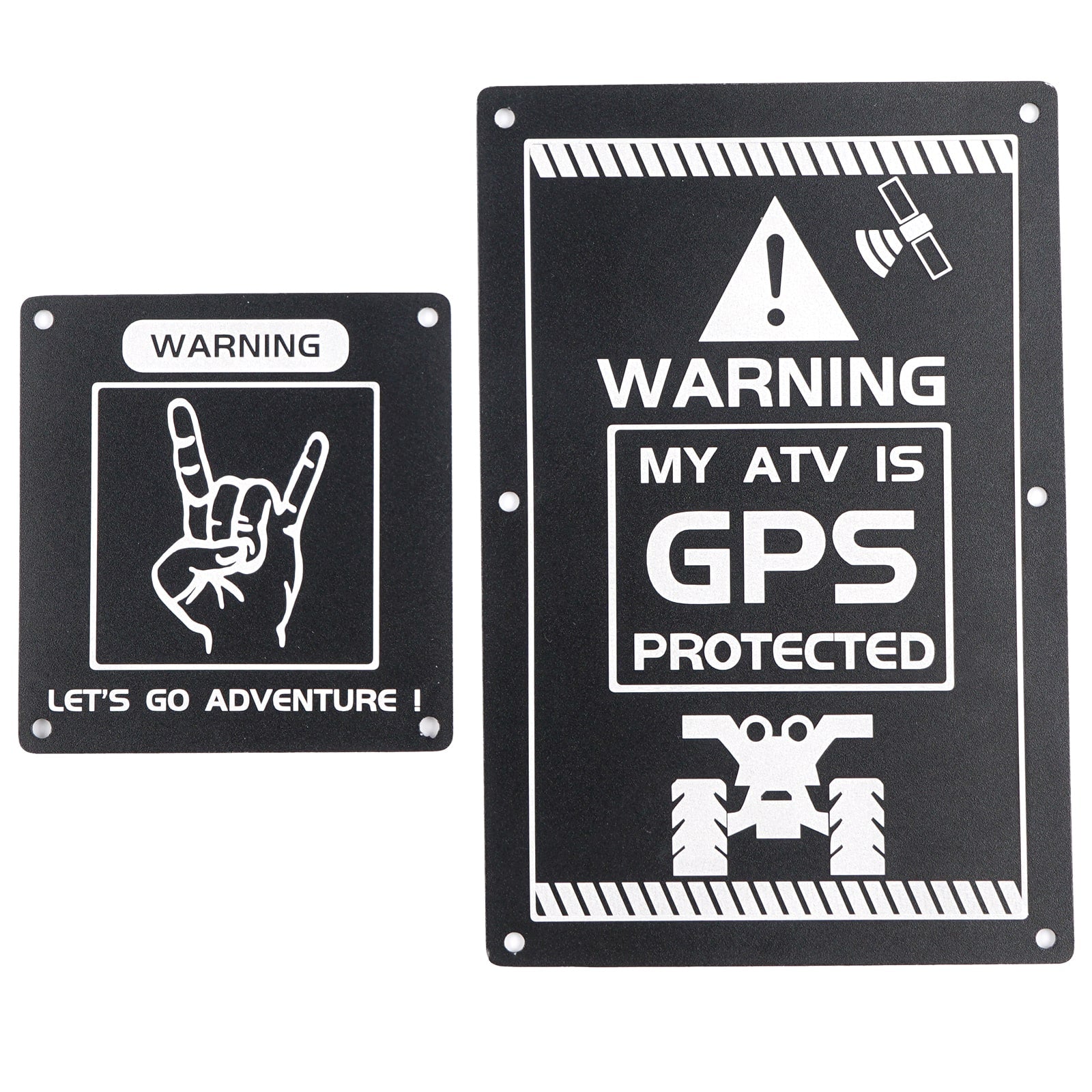 ATV Fender Warning Tags Sticker Badges Plates For Yamaha Raptor 700 R 2013-2026 Position 5