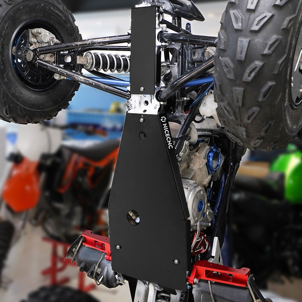ATV Full Chassis Glide Frame Engine Skid Plate Guard For Yamaha Raptor 700 700R 06-26
