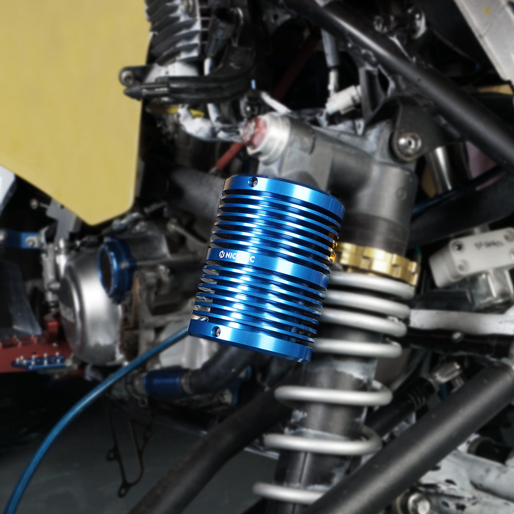 ATV Finned Front Shock Suspension Absorber Coolers For Yamaha Raptor 700 R Position 2