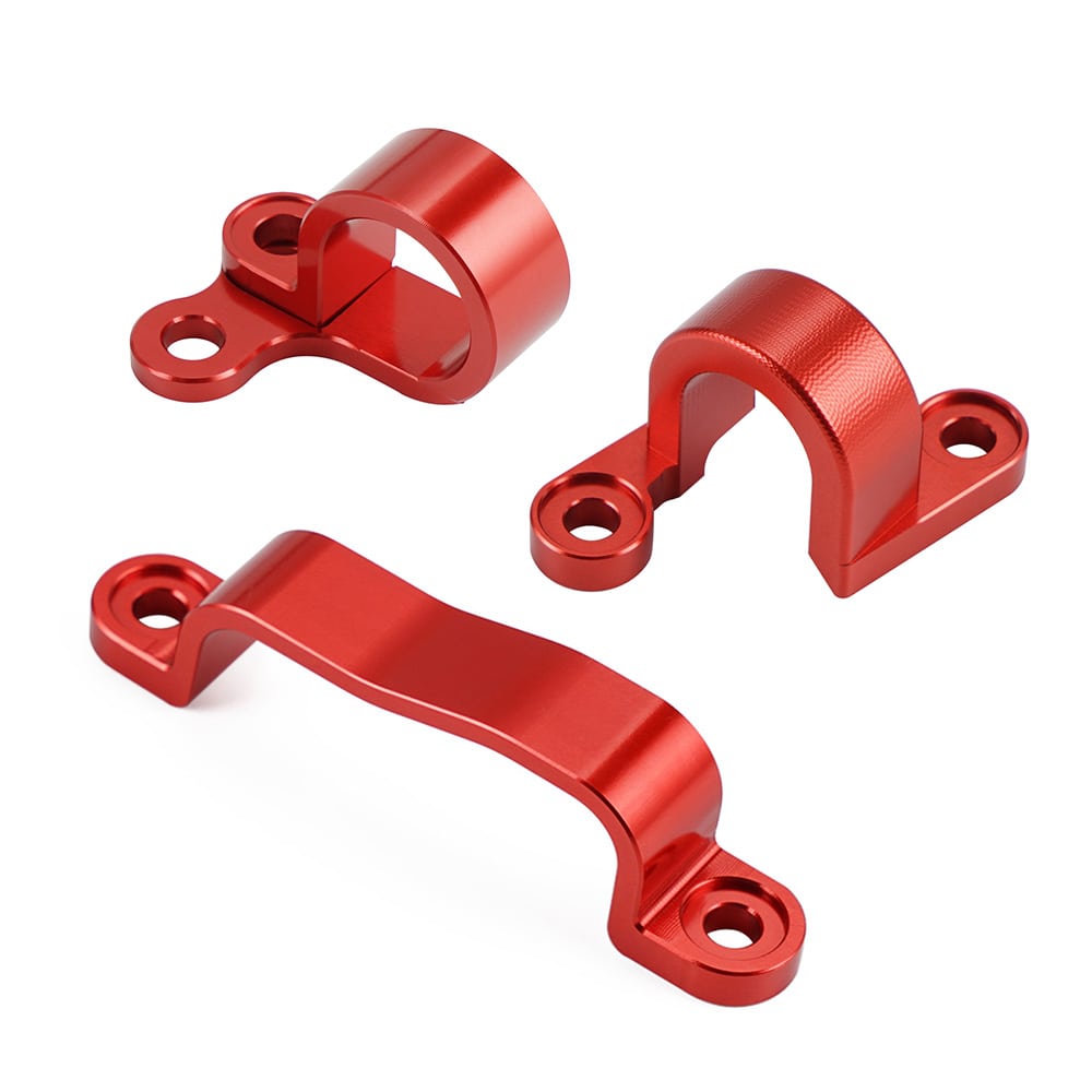 3PCS Rear Brake Line Guide Cable Clamps for Honda CRF450R/X CRF250R