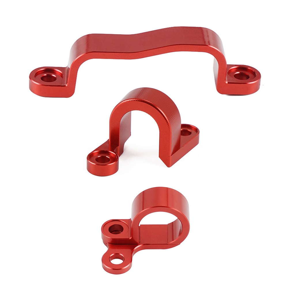 3PCS Rear Brake Line Guide Cable Clamps for Honda CRF450R/X CRF250R