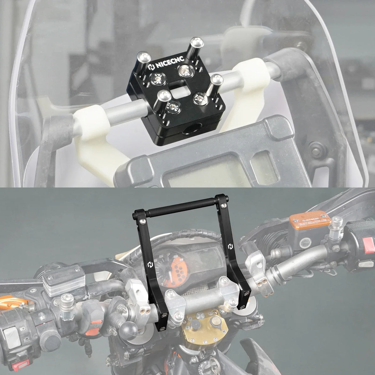 Roadbook Mounting Arms Handlebar Bracket For Husqvarna TE FC FE TX 701 Enduro SM
