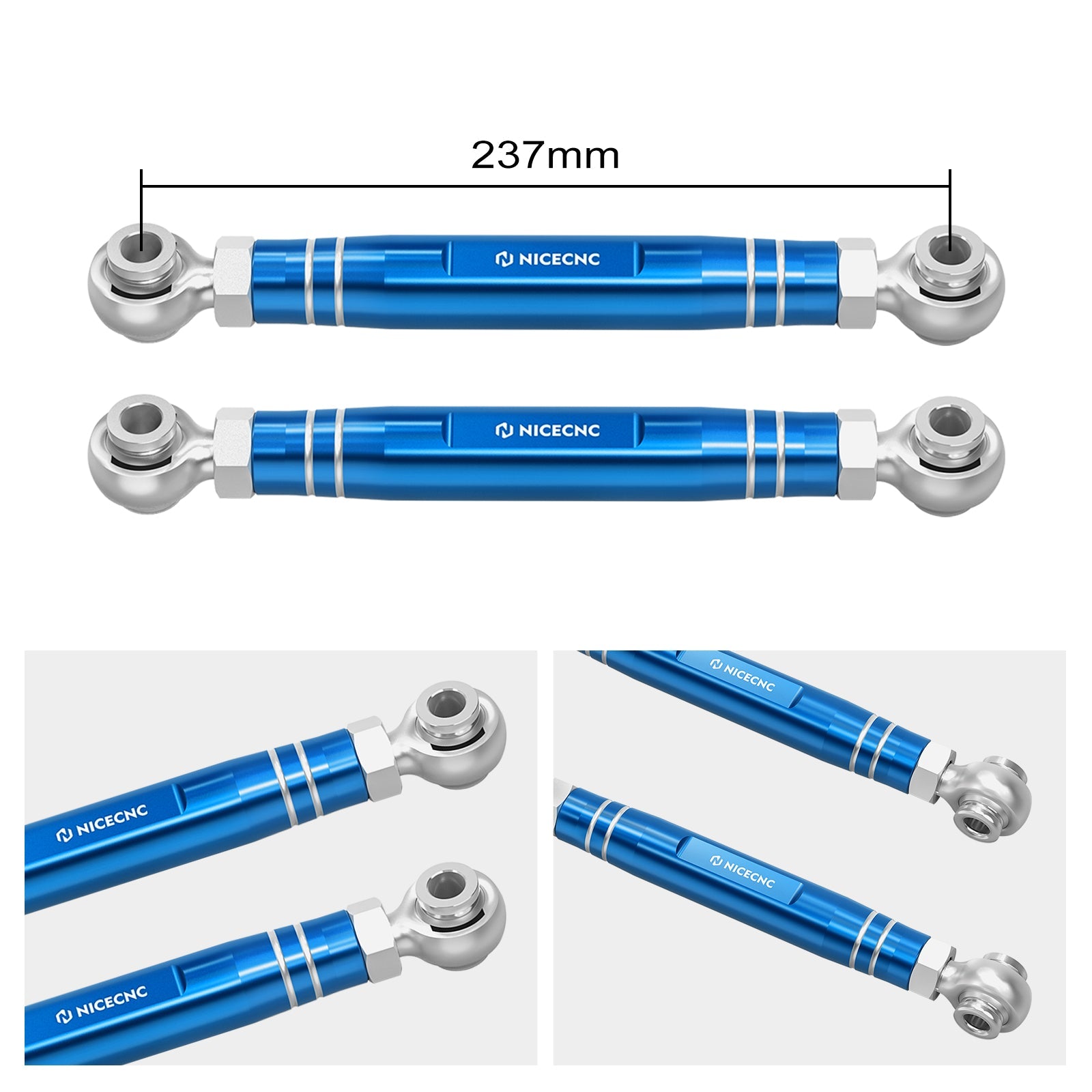 Anti-Roll Front Sway Bar Stabilizer Link Kit For Polaris RZR Turbo / Pro R 4 2022-2024