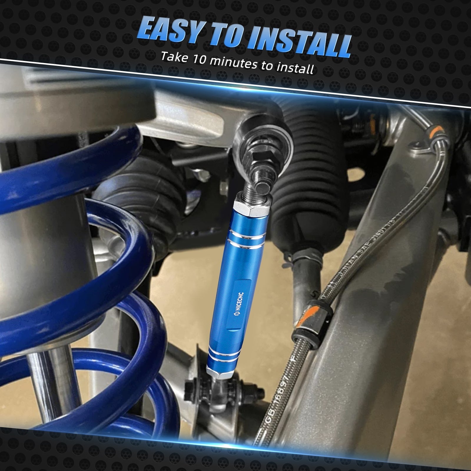 Anti-Roll Front Sway Bar Stabilizer Link Kit For Polaris RZR Turbo / Pro R 4 2022-2024