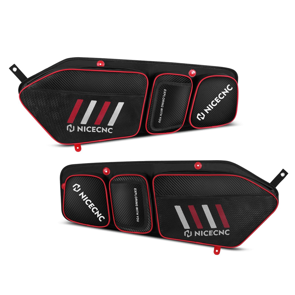 Upgraded Pair UTV Front Door Storage Bags For Polaris RZR TURBO R / PRO XP / PRO R