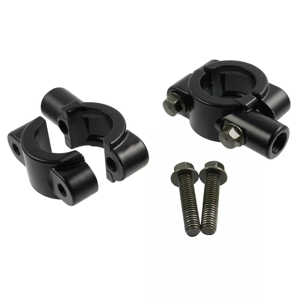 Handlebar Mirror Mount Holders Adapter Aluminum for motorcycle w 7/8"handle bar