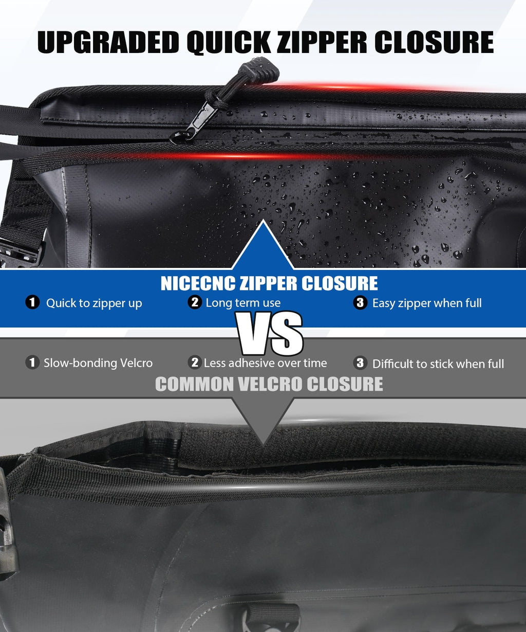 Universal Saddlebags 28L Waterproof For Adventure Sport Motorcycle Racks