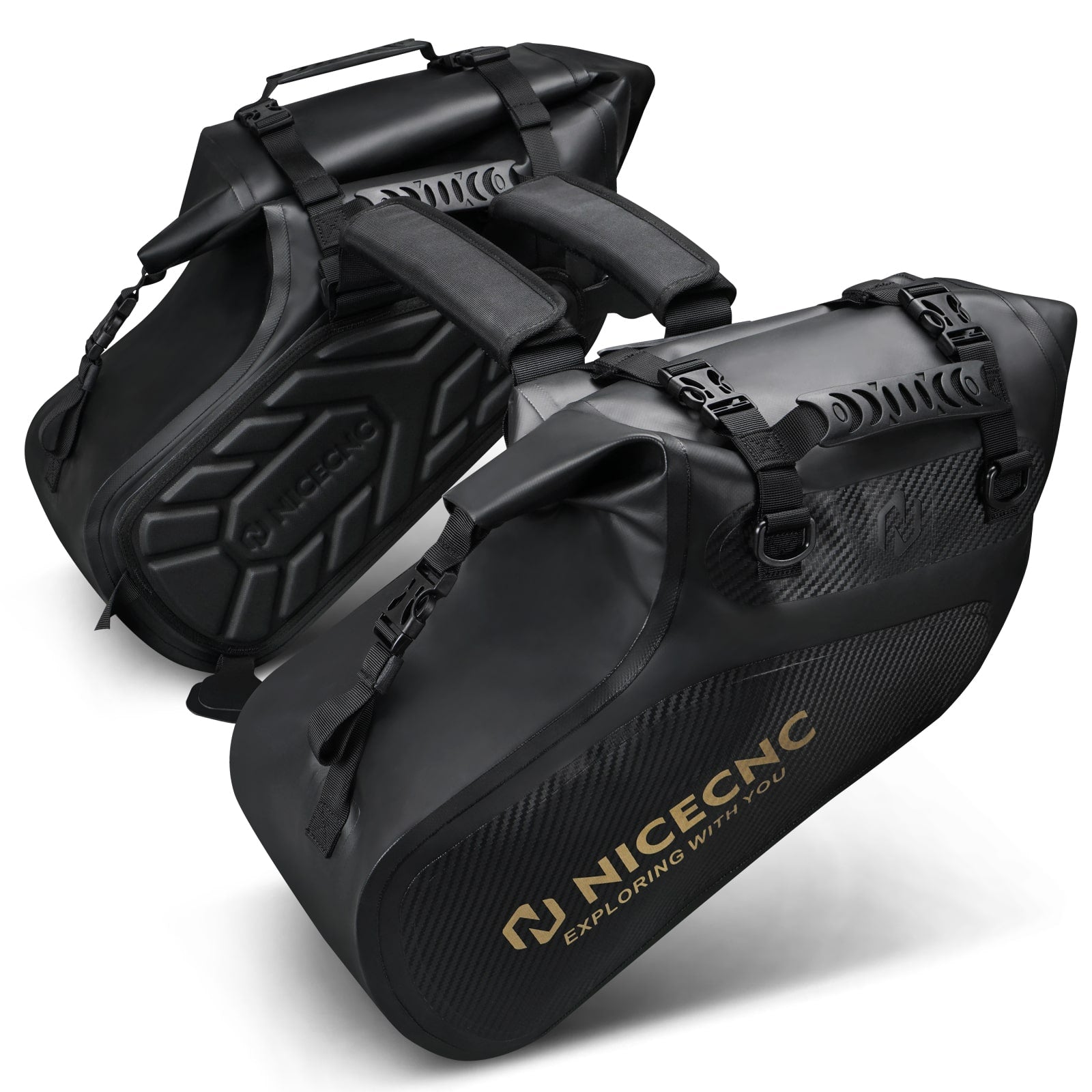Universal Saddlebags 28L Waterproof For Adventure Sport Motorcycle Racks