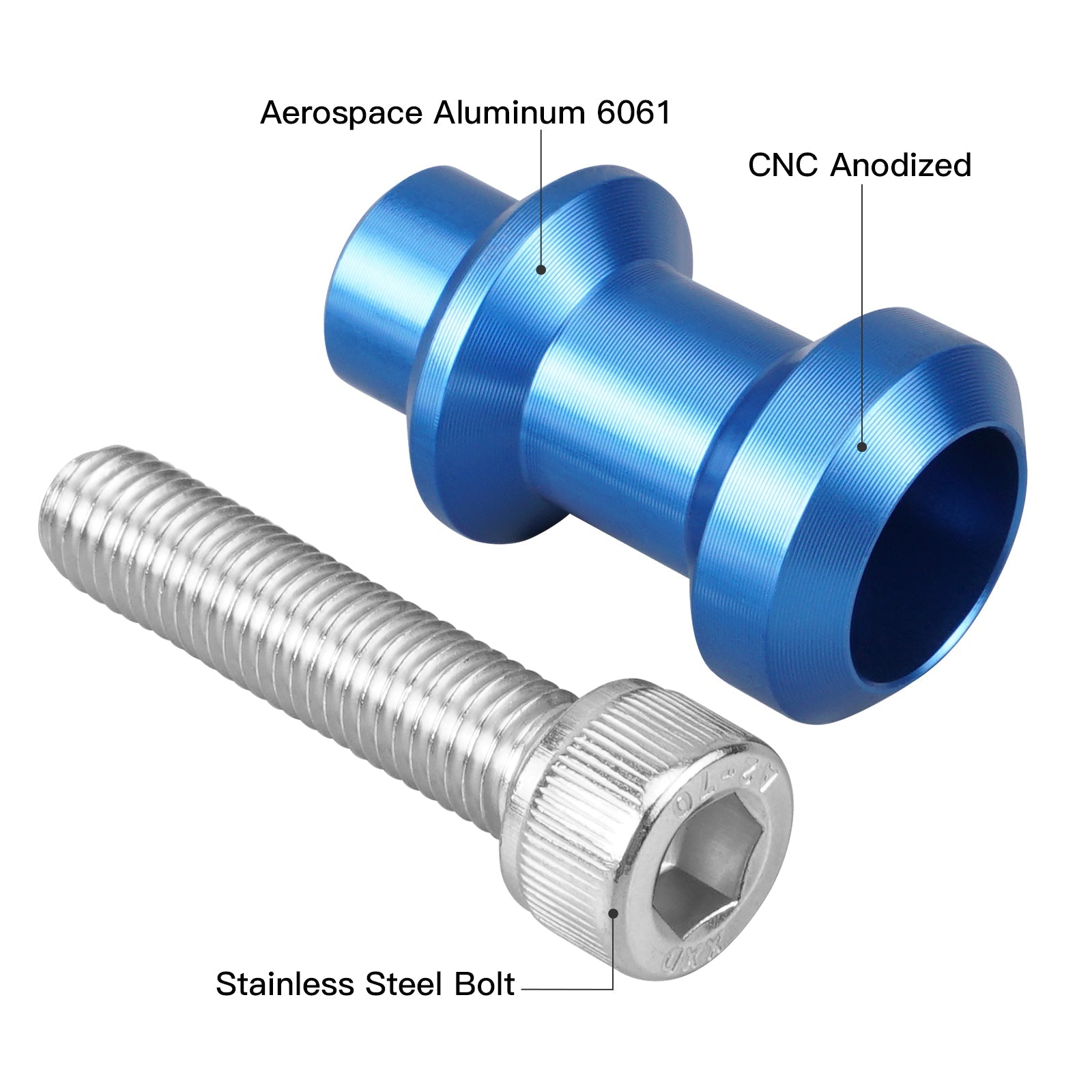 M10 XP1.5 Swingarm Spools Sliders Stand Holders for KTM Husqvarna Position 4
