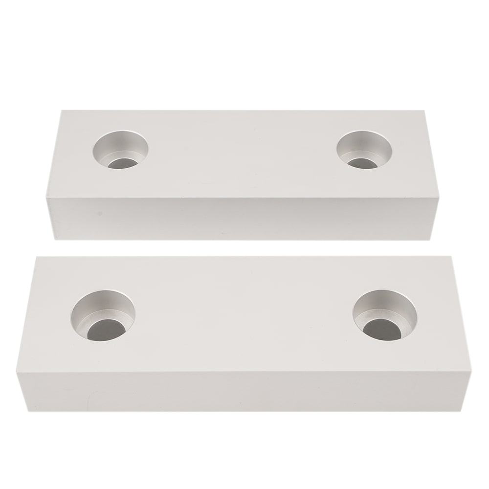 6 x 2 x 1" Machined Aluminum Soft Jaws 10 PACK 20 Pieces Position 3