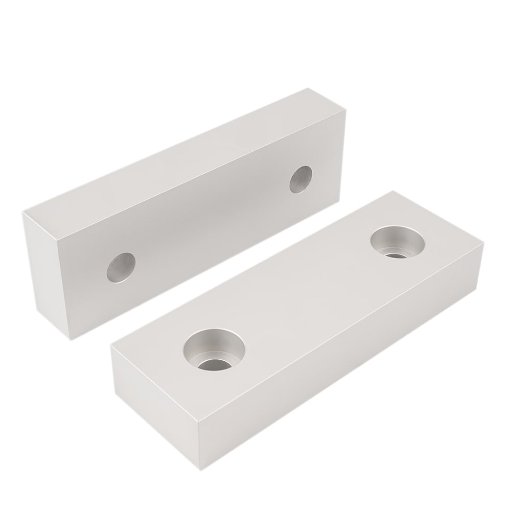 6 x 2 x 1" Machined Aluminum Soft Jaws 10 PACK 20 Pieces Position 4