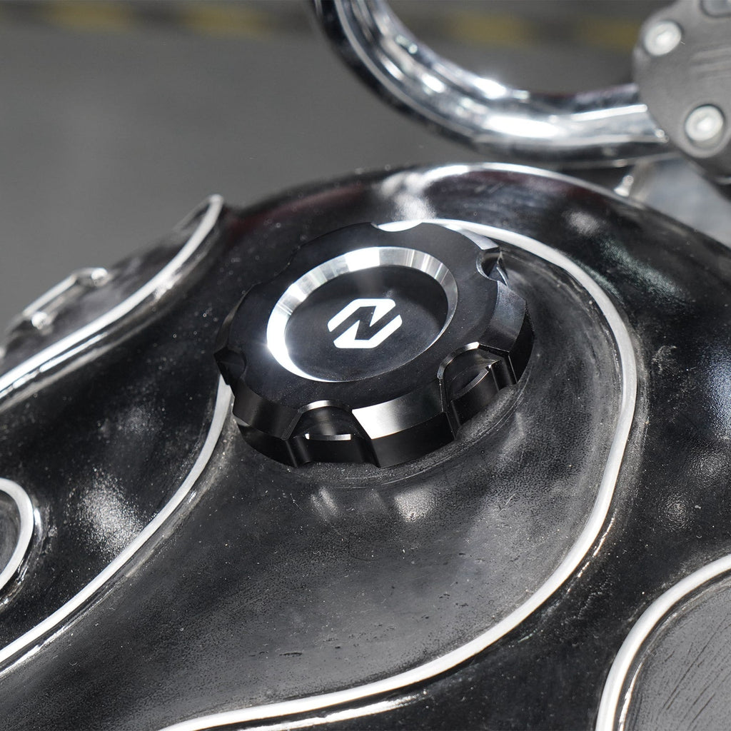 Gas Fuel Tank Cap Cover For Harley Sportster 1200 48 XL Iron 883 XL883N