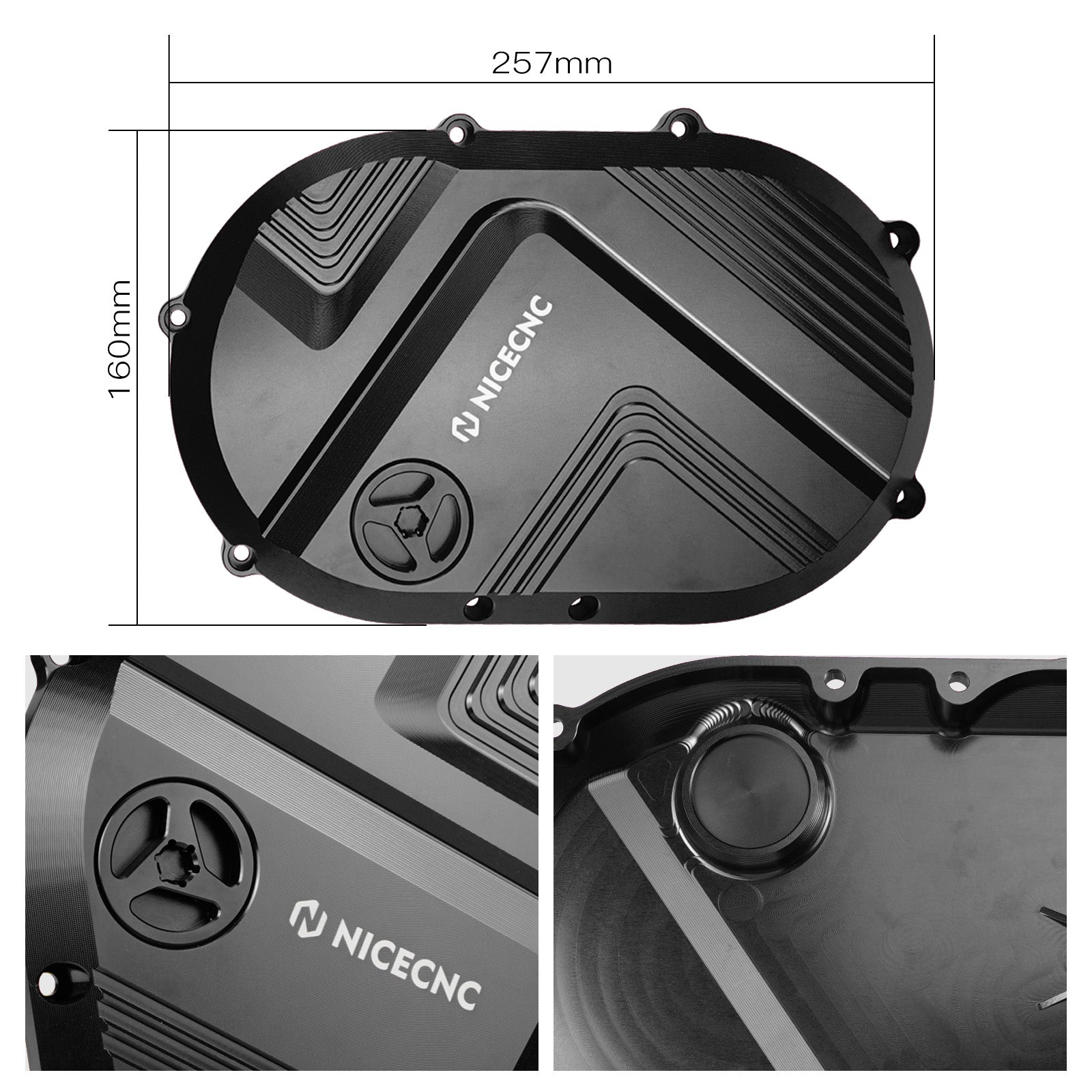 Left Right Motor Cover & Sprocket Chain Guard For Stark Varg MX / EX 2024-2025
