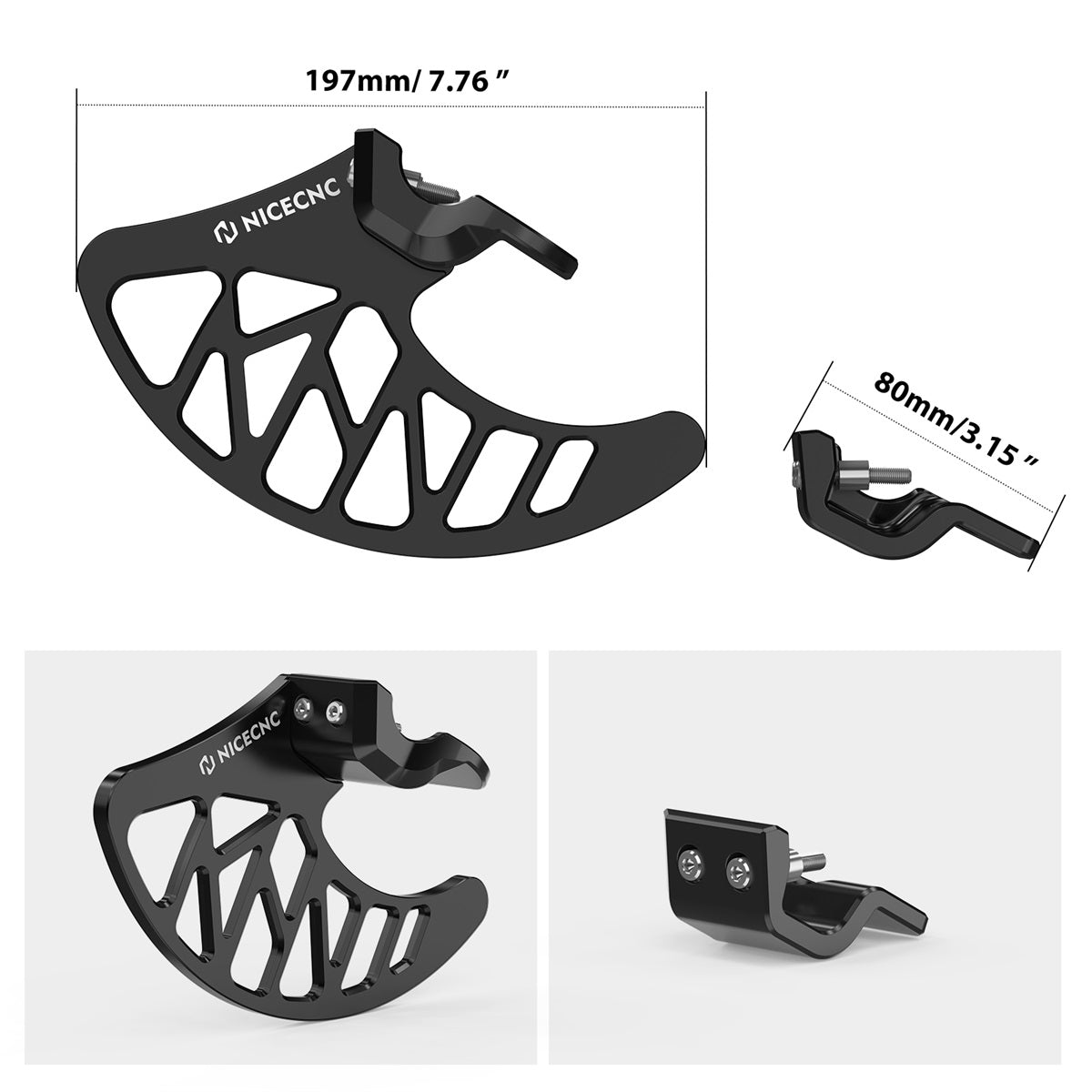 Front Brake Disc Guard & Fork Leg Guards For Surron Light Bee X/ S/ L1E Segway X160 X260