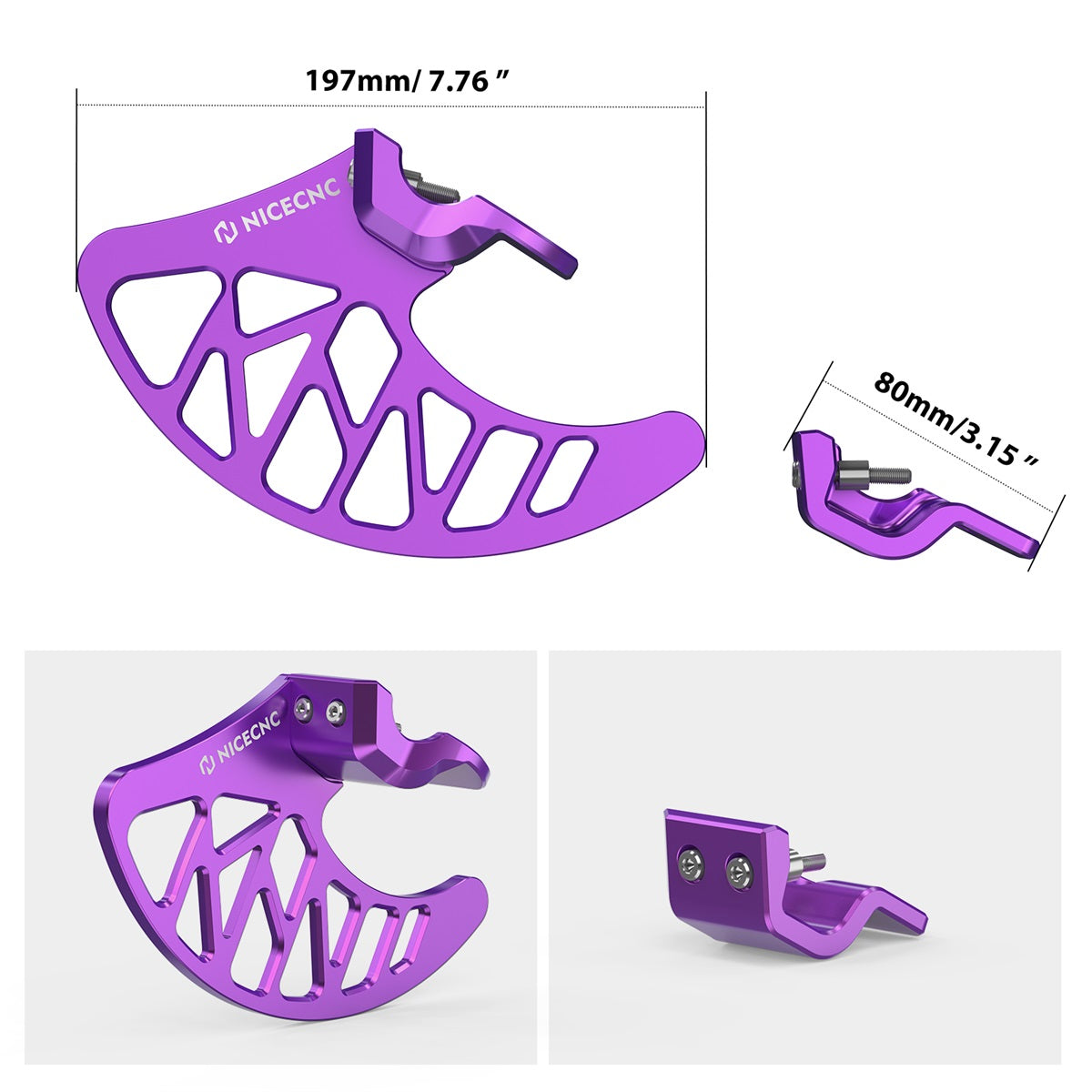 Front Brake Disc Guard & Fork Leg Guards For Surron Light Bee X/ S/ L1E Segway X160 X260