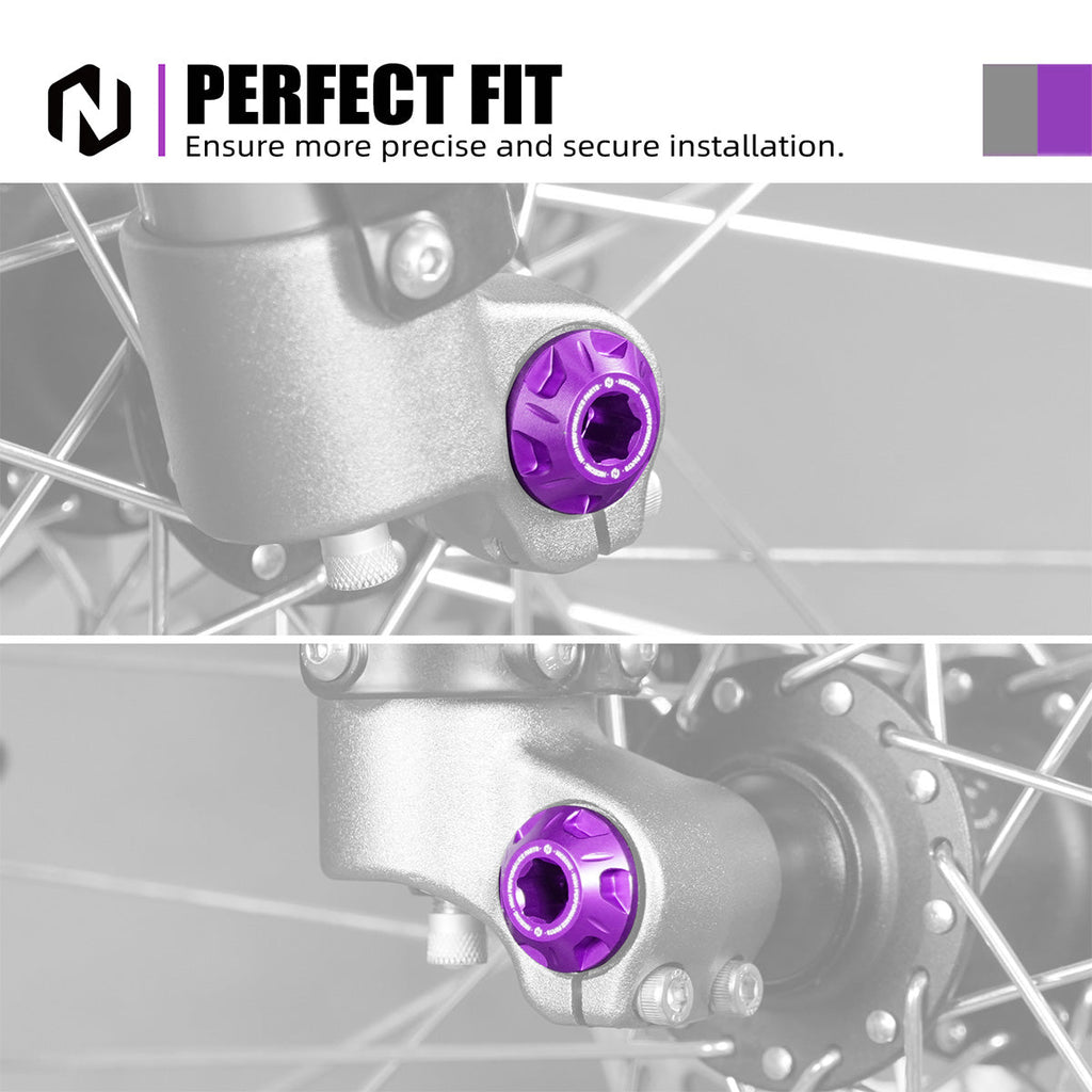 Front Wheel Axle Bolt Nut Kit For Surron Light Bee X/ S/ L1E Segway X160 X260