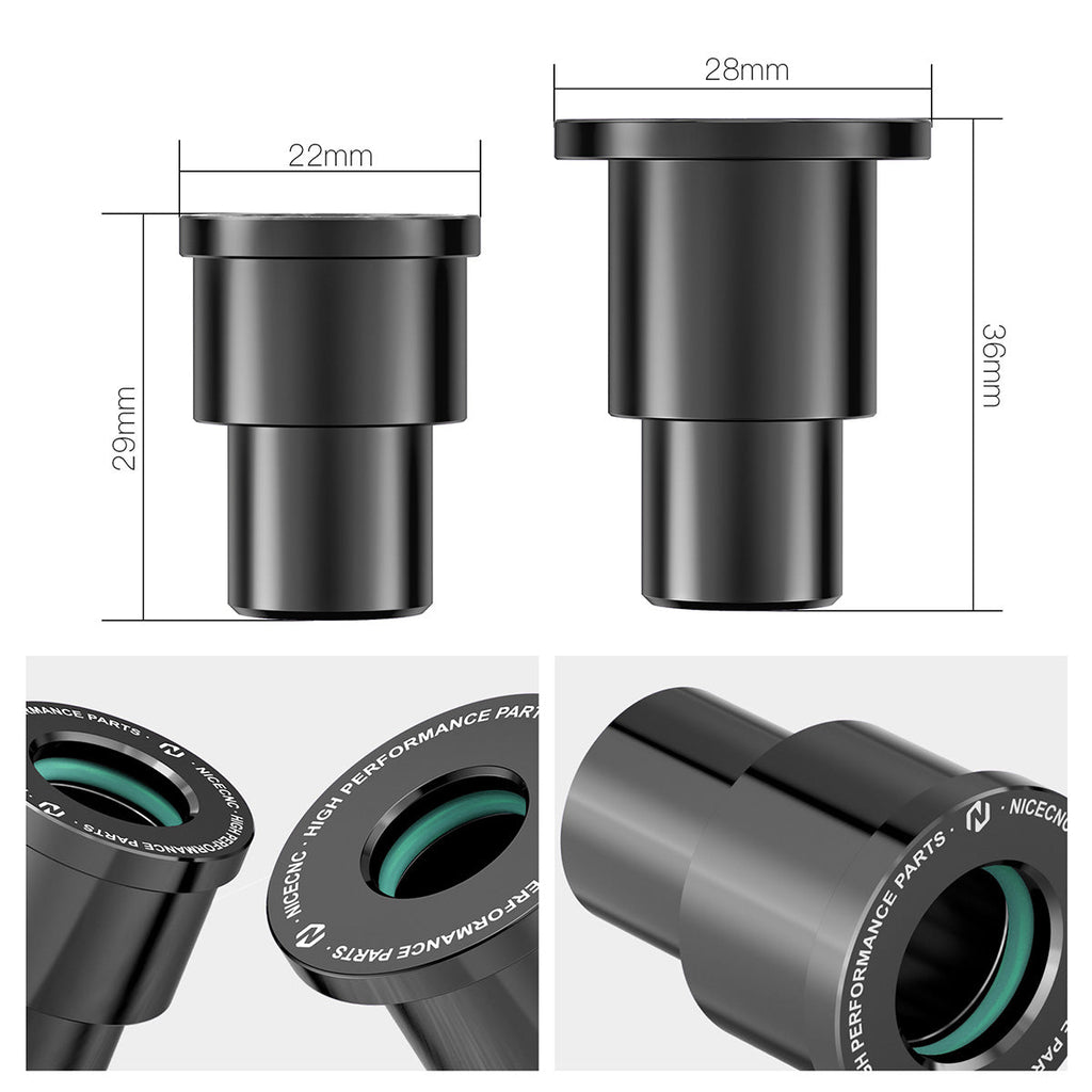 Pair Rear Wheel Spacers Hub Collars with O-ring For Surron Light Bee X/ S/ L1E Segway X160 X260