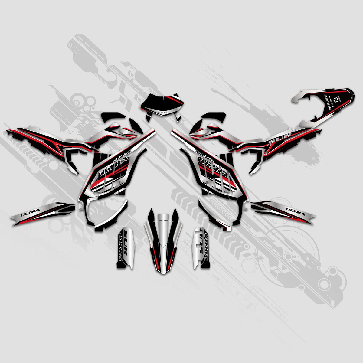 Motorcycle Full Graphics Decals Stickers Kit For Surron	Ultra Bee	ALL YEARS