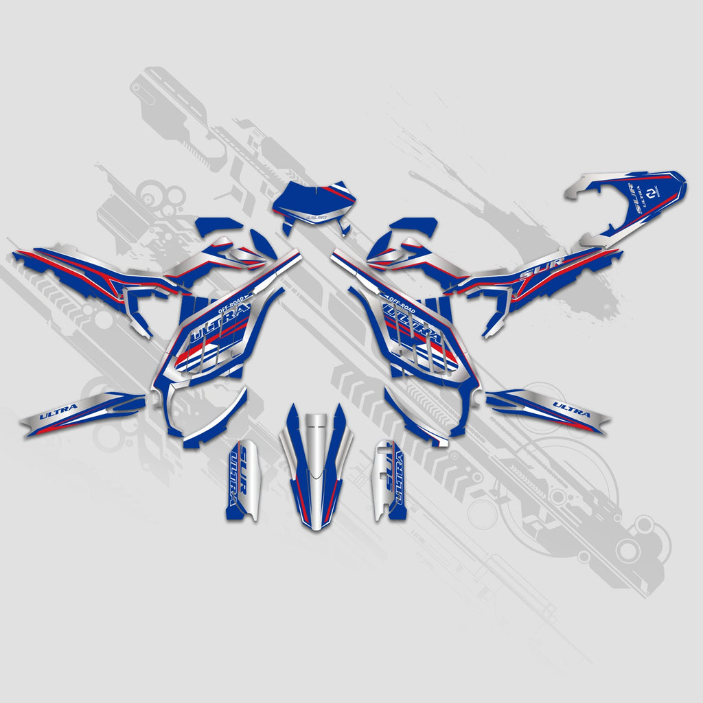 Motorcycle Full Graphics Decals Stickers Kit For Surron	Ultra Bee	ALL YEARS