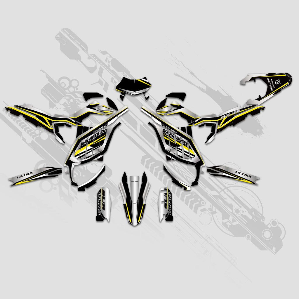 Electric Dirt Bike Full Graphics Decals Stickers Kit For Surron Ultra Bee ALL YEARS