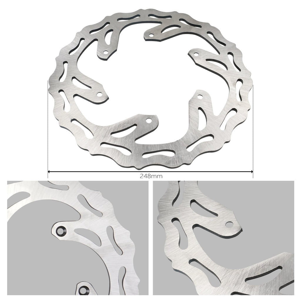 Front Brake Disc Rotor For Yamaha YZ125/250 01-16 YZ450F 03-15 WR450F 02-15 Suzuki DRZ400S/R 00-09
