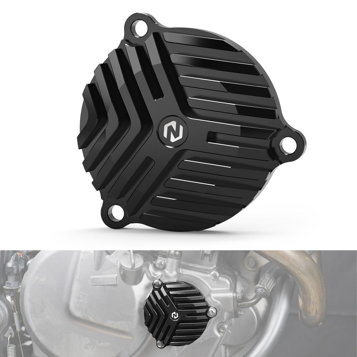 Finned Heat Sink Engine Oil Filter Cover Cap For Suzuki DR650 S / SE 1996-2024