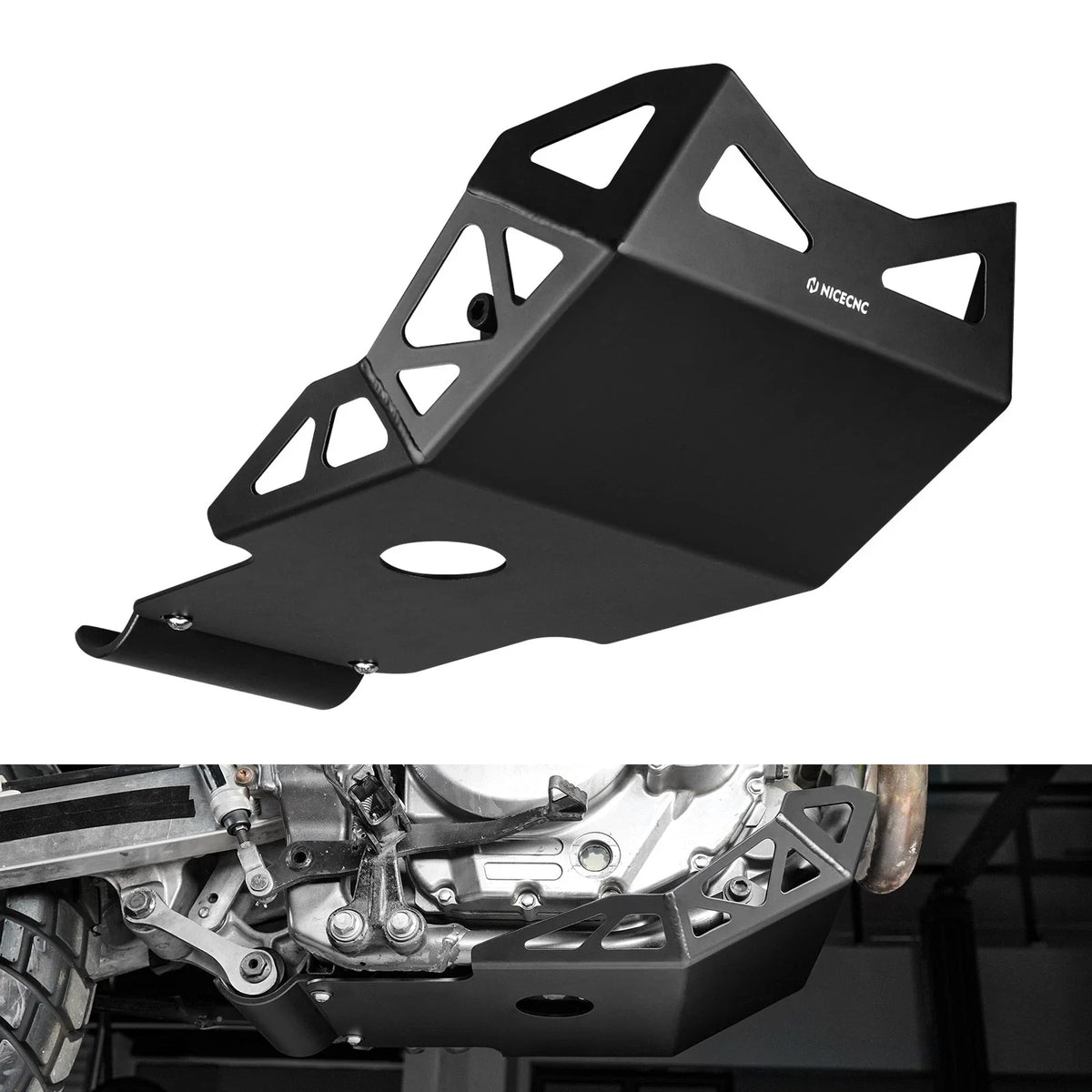 Front Skid Plate Engine Guard Linkage Protector For Suzuki DR650 S / SE 1996-2025