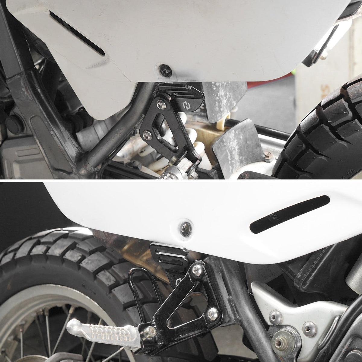 Tie Down Brackets Side Luggage Rack Holders For Suzuki DR650 S / SE 1996-2025