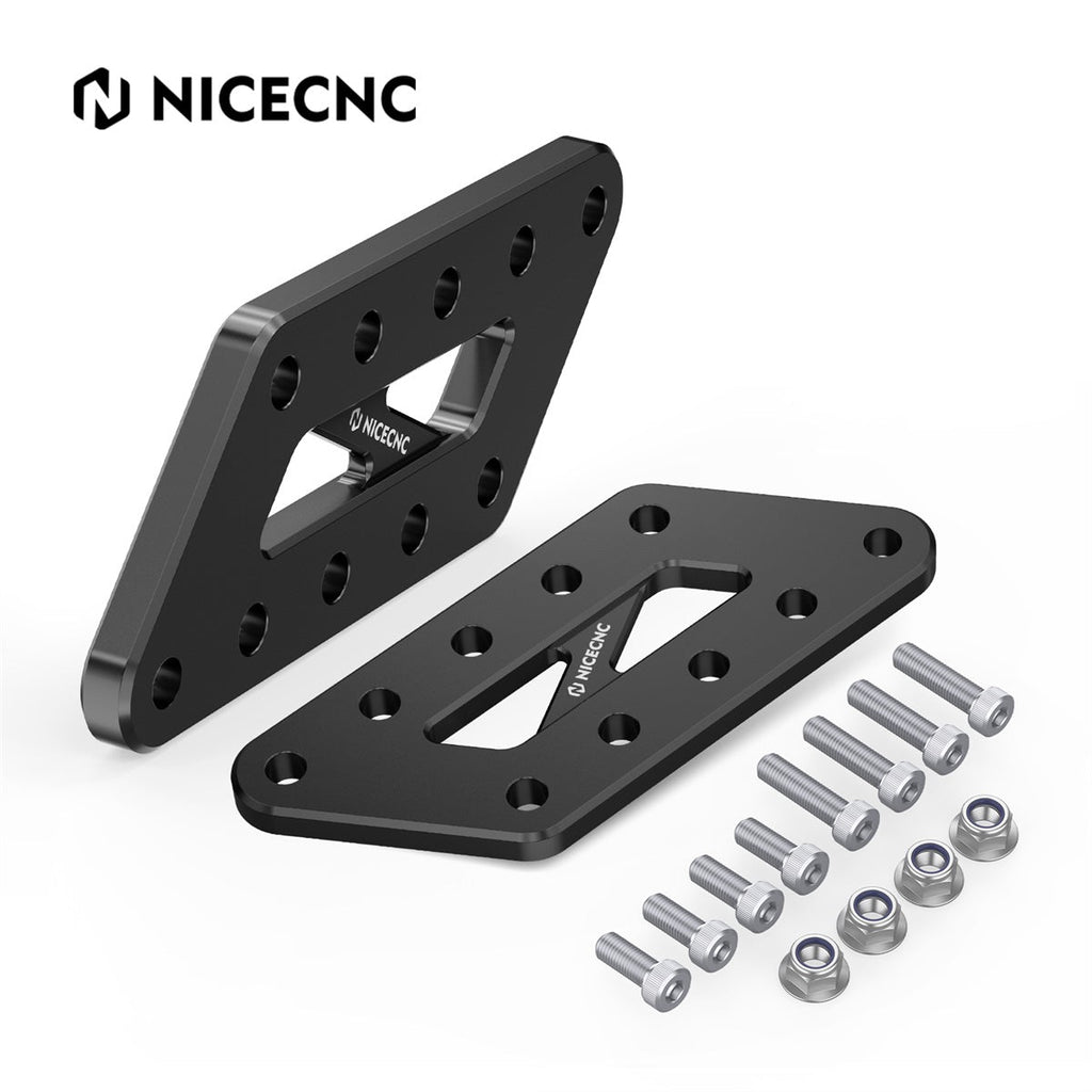 Passenger Foot Peg Support Extension Relocation Brackets For Suzuki DR650 S / SE