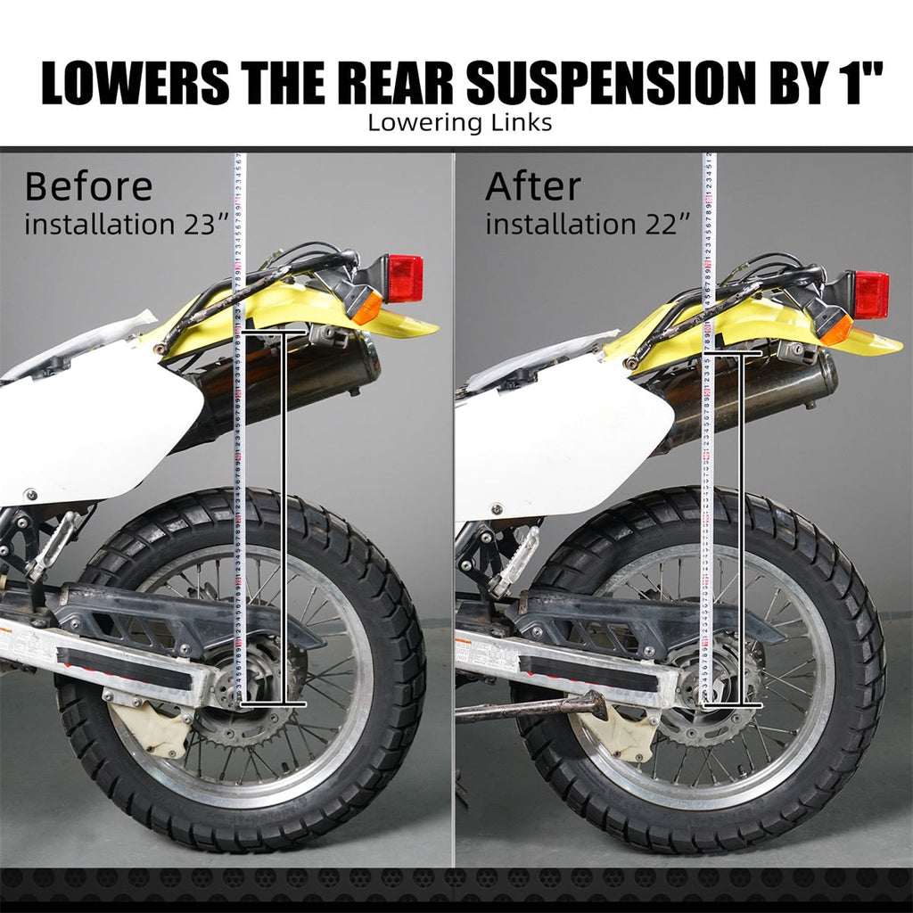 Rear Suspension 1" Lowering Link Kit For Suzuki DR650 S / SE 1996-2024