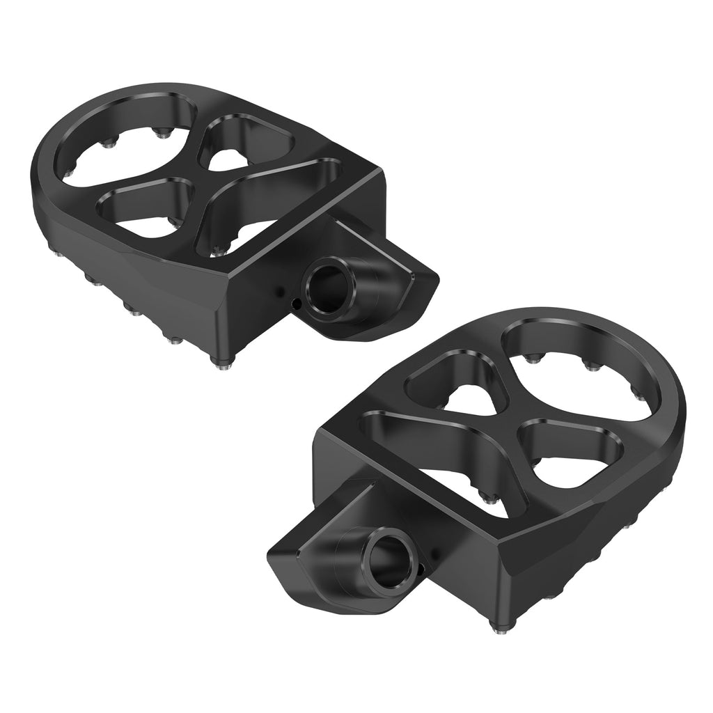 Enlarged Footpegs + Dual Control Rear Brake Pedal For Suzuki DR650 S / SE 1996-2025