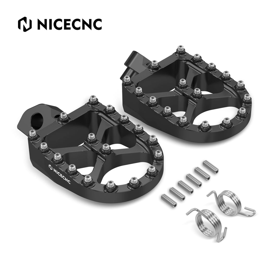 Enlarged Footpegs + Dual Control Rear Brake Pedal For Suzuki DR650 S / SE 1996-2025