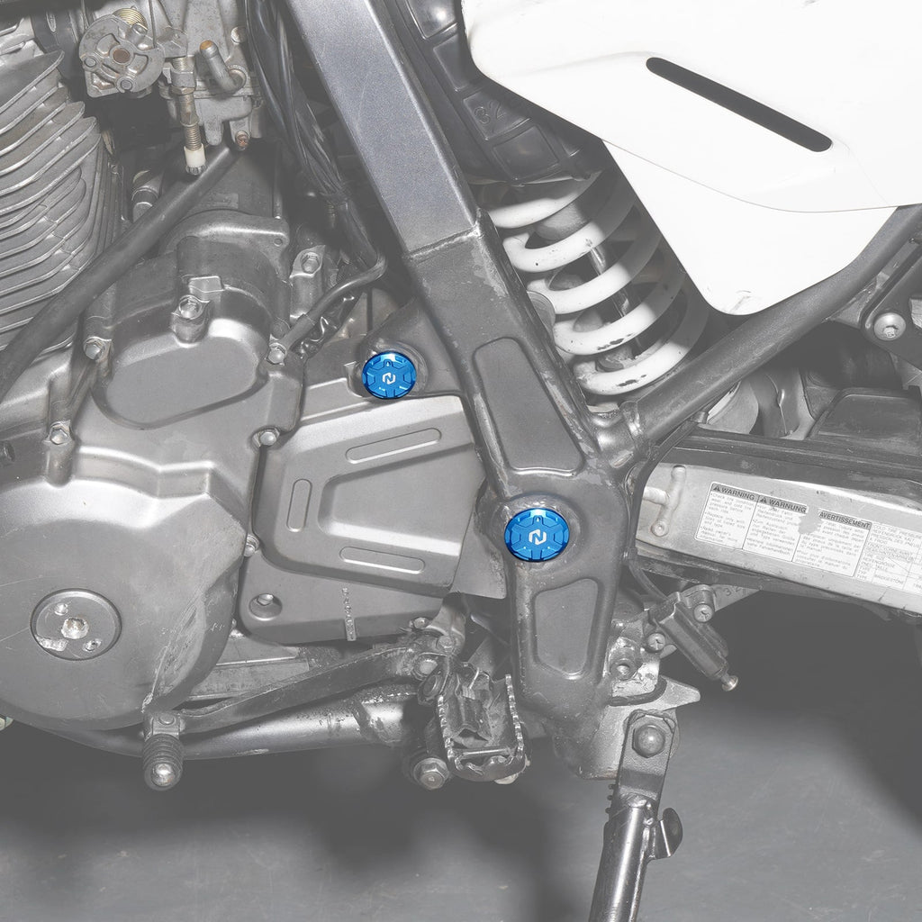 Swingarm Pivot Shaft Hole Block Caps Plugs Set For Suzuki DR650 S / SE 1996-2024