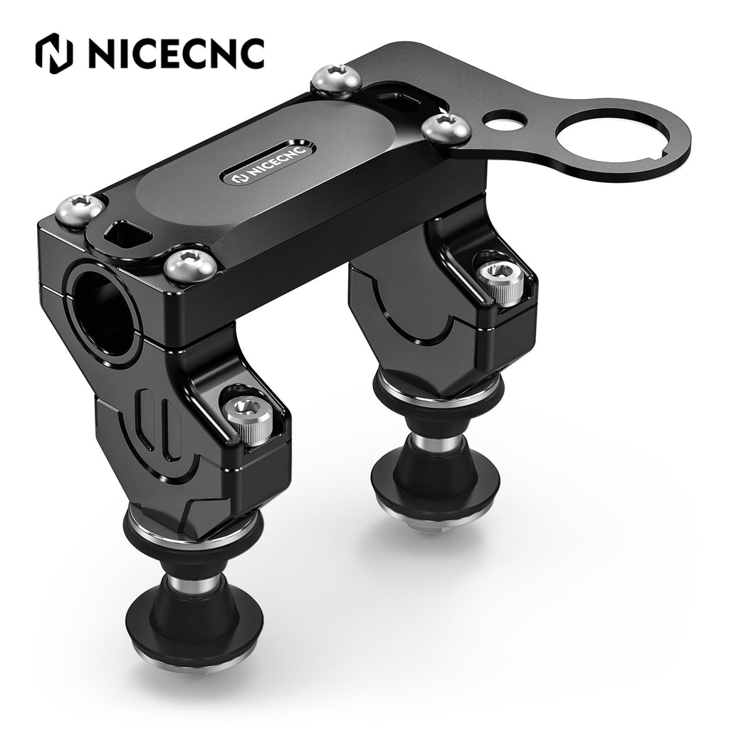 Offset Handlebar Riser Mount Clamp Kit For Suzuki DRZ400SM 2005-2024