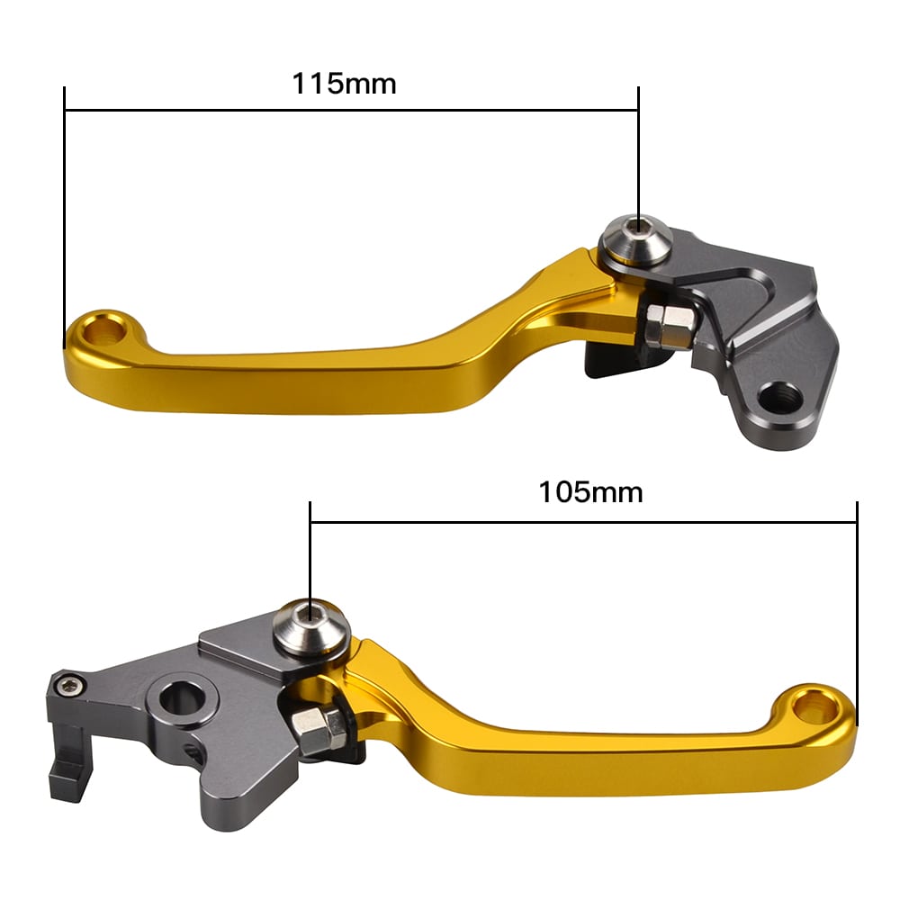 CNC Billet Brake and Clutch Levers For Suzuki RMX250S 1993-1995